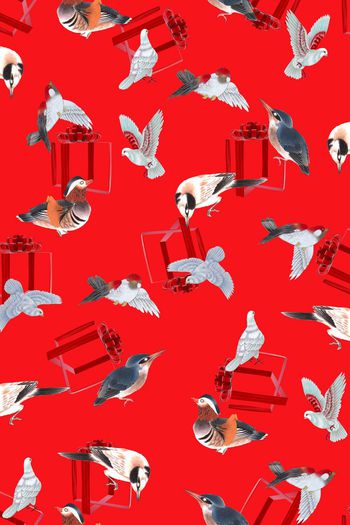 552056-中国风  民族风 工笔花鸟  礼品