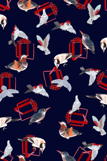 552059-中国风  民族风 工笔花鸟  礼品