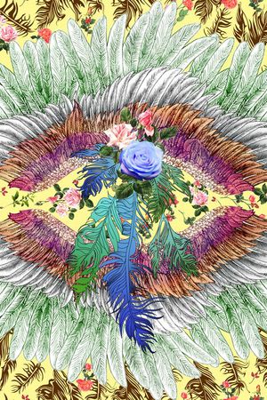 潮流时尚大牌印花华亿平台图片