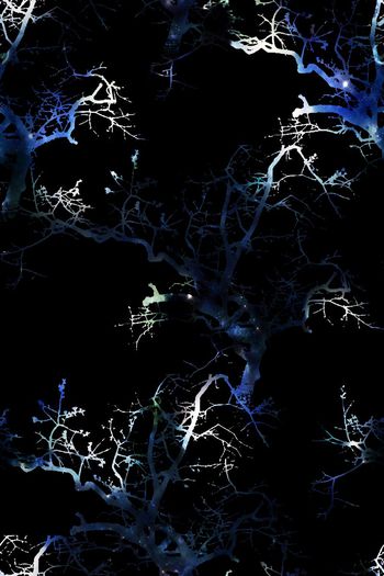 552163-抽象夜光森林纹理男装图案