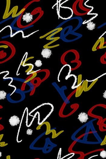 552188-2017趋势趣味手绘涂鸦女装外套卫