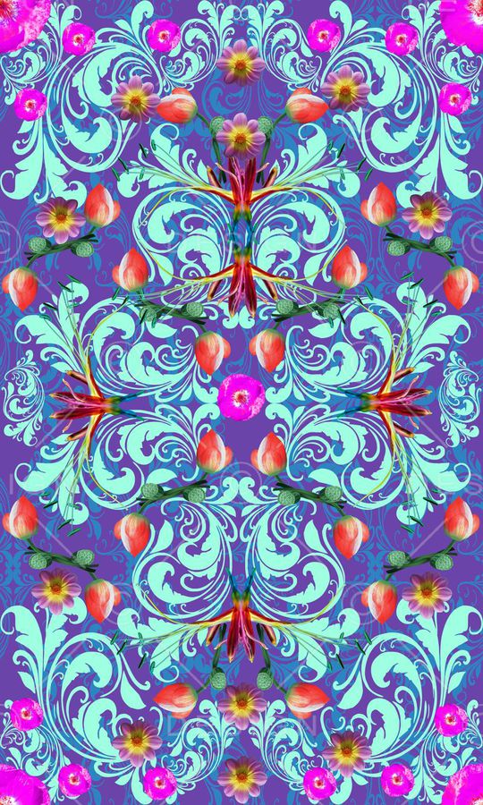 民族装饰风印花华亿平台图片