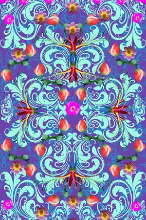 民族装饰风印花华亿平台图片