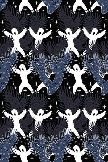 552228-花艺坊手绘原创土著装饰图案