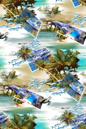 风景 照片印花华亿平台图片