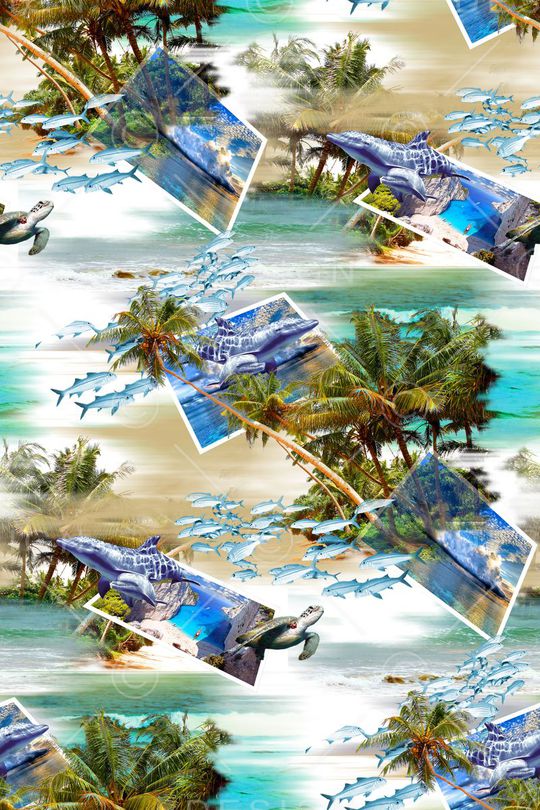 风景 照片印花华亿平台图片