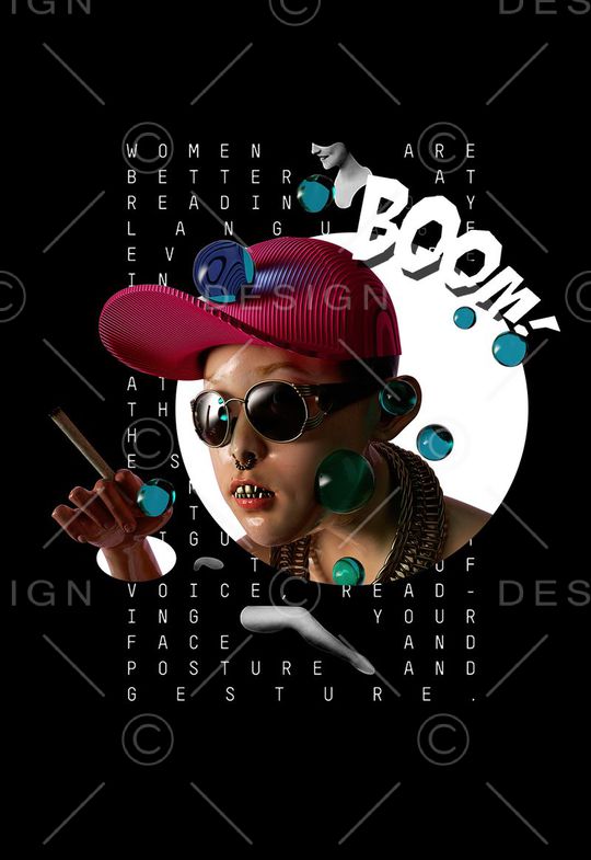 3D人物插画印花华亿平台图片