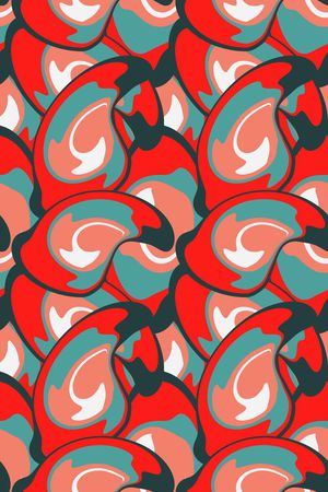 抽象印花华亿平台图片