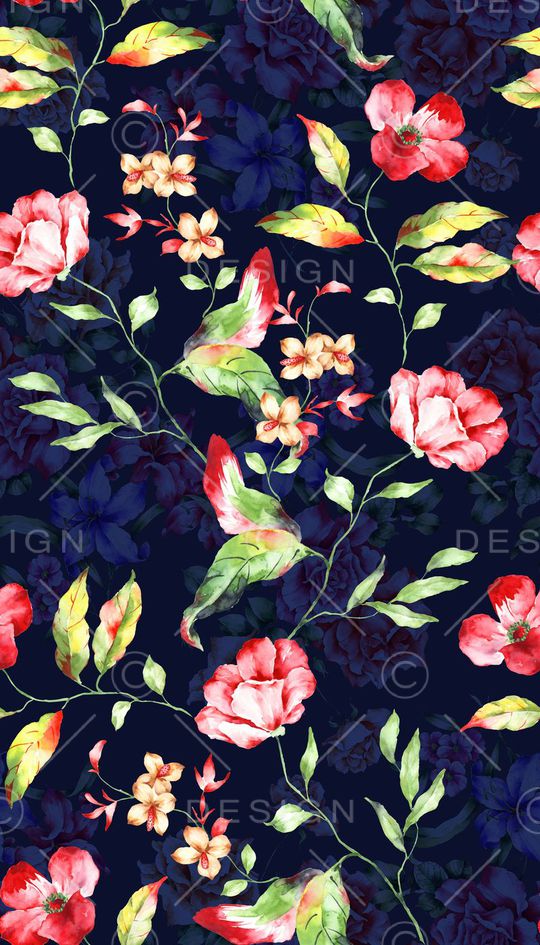 花朵印花华亿平台图片