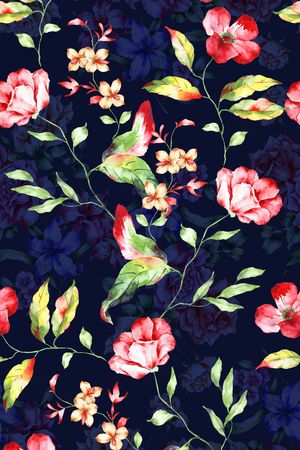 花朵印花华亿平台图片