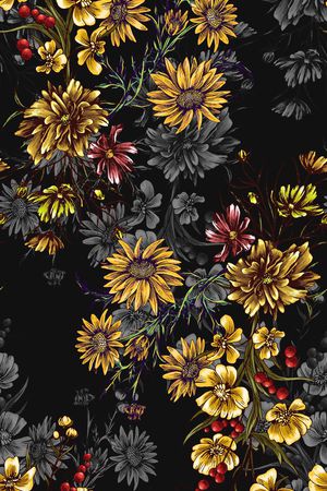 花朵印花华亿平台图片