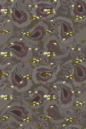 动物印花华亿平台图片