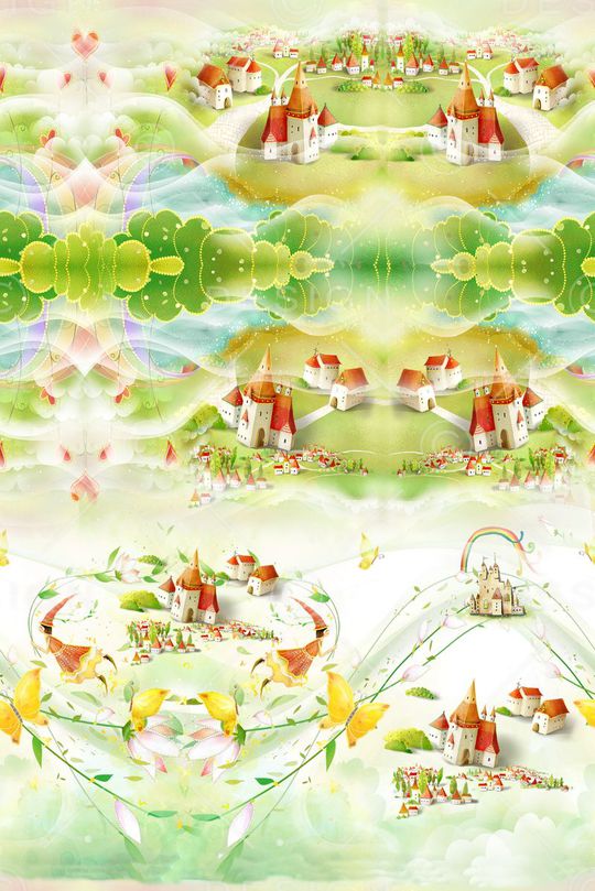 手绘韩国插画 卡通 服装 窗帘印花华亿平台图片