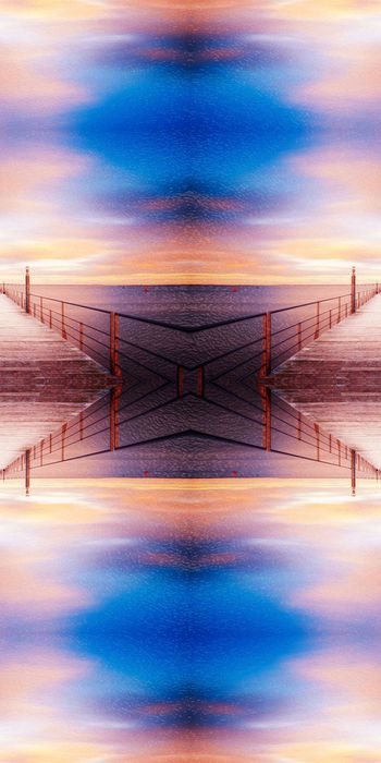 552611-时尚 油画 海边 风景 服装