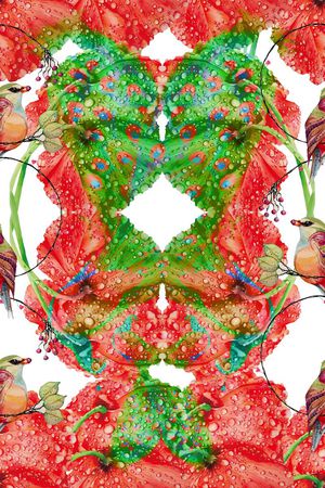 创意服装面料印花华亿平台图片