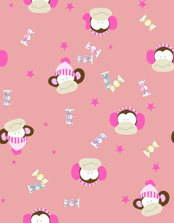 大嘴猴印花华亿平台图片