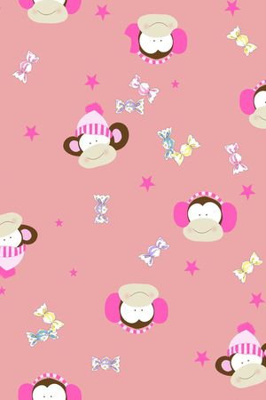 大嘴猴印花华亿平台图片