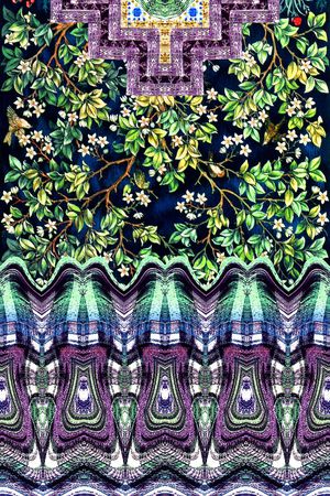 时尚印花华亿平台图片