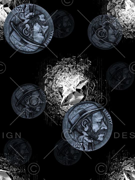 复古男装图案印花华亿平台图片