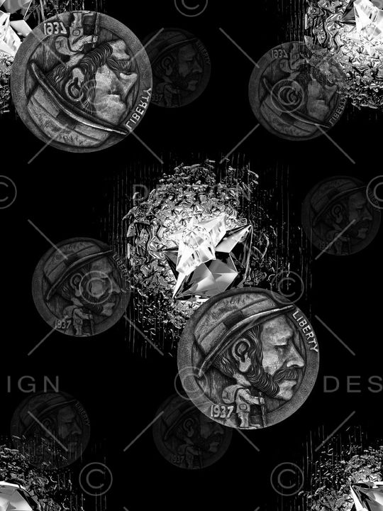 复古男装图案印花华亿平台图片