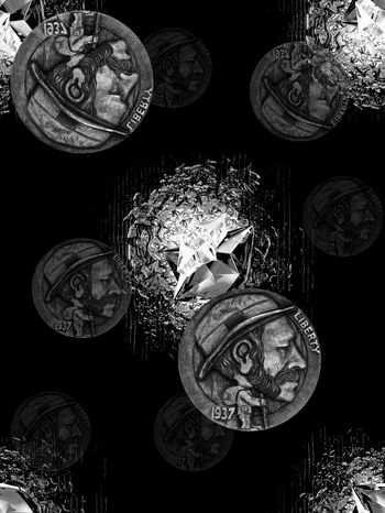 552828-复古艺术金属币男装图案