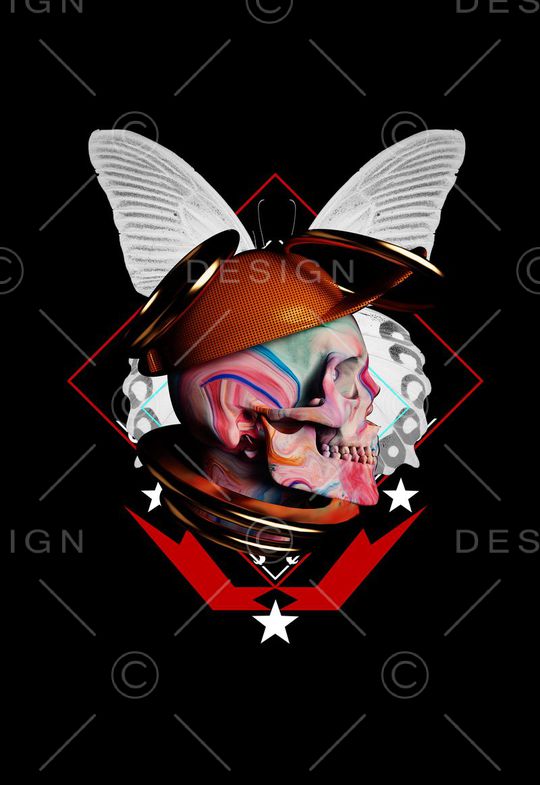 潮流时尚印花华亿平台图片