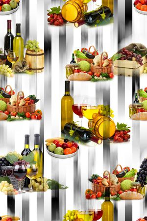 条纹印花华亿平台图片