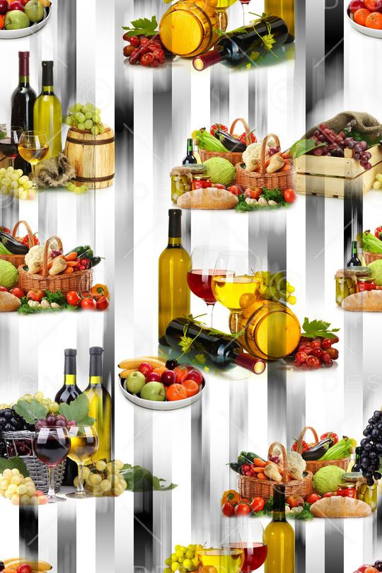 条纹印花华亿平台图片