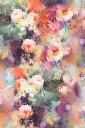 水彩印花华亿平台图片