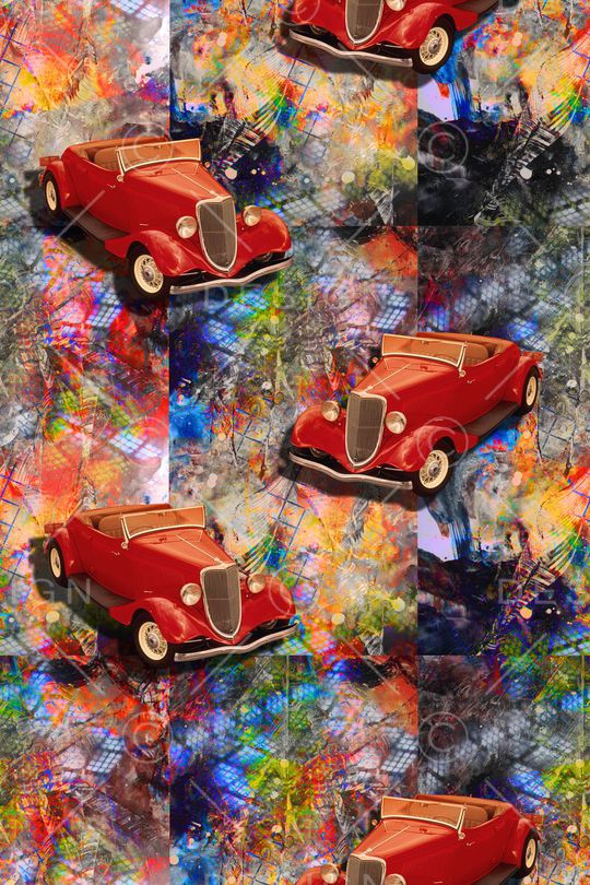 创意服装面料印花华亿平台图片