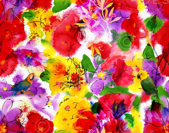 抽象印花华亿平台图片