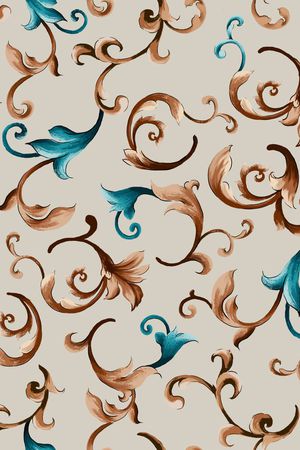 复古典雅印花华亿平台图片