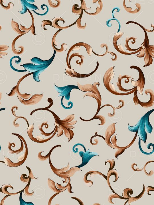 复古典雅印花华亿平台图片