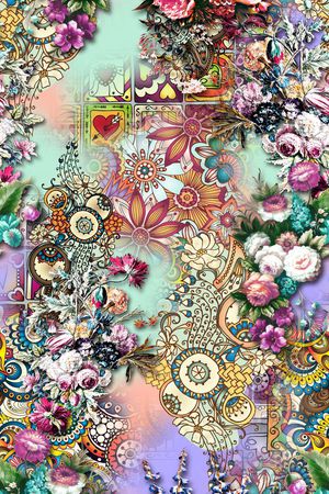 几何印花华亿平台图片