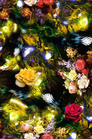 油画花卉印花华亿平台图片