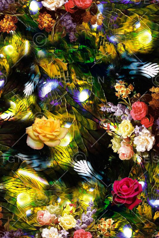 油画花卉印花华亿平台图片