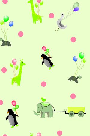 卡通印花华亿平台图片