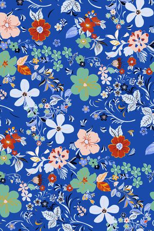 小清新印花华亿平台图片