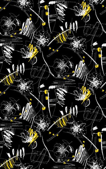 553137-手绘笔触 抽象花纹