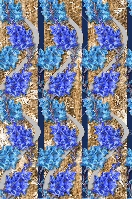 复古印花华亿平台图片