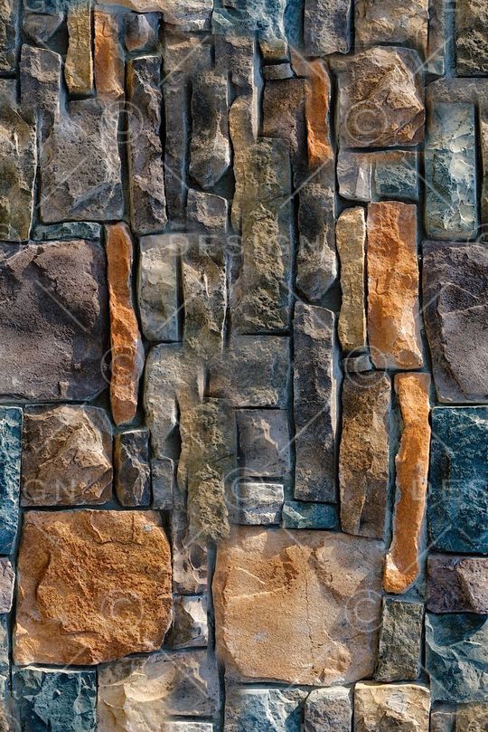 彩色砖墙印花华亿平台图片