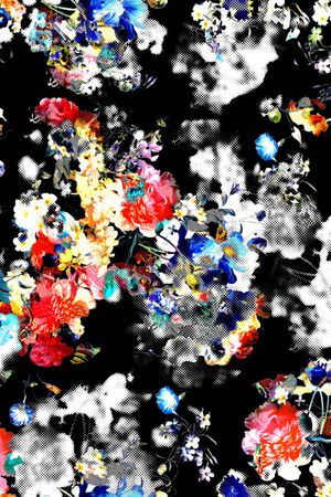 复古印花华亿平台图片