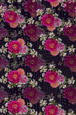 抽象印花华亿平台图片