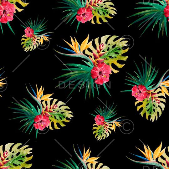 芭蕉印花华亿平台图片