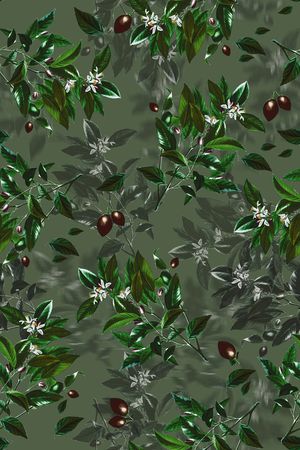 复古田园风印花华亿平台图片