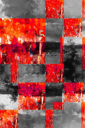 几何印花华亿平台图片