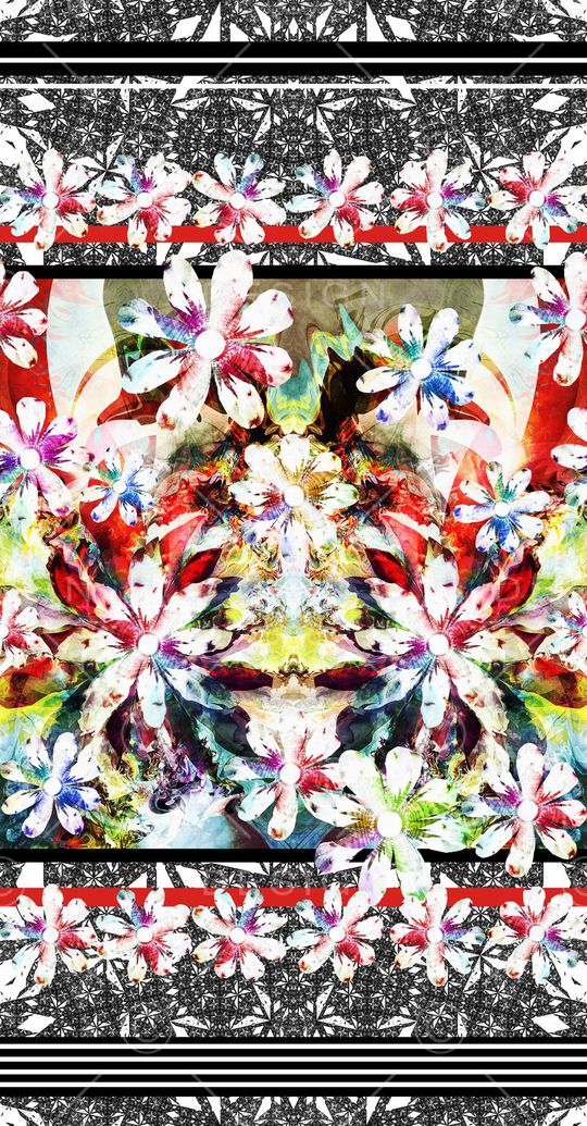 复古印花华亿平台图片