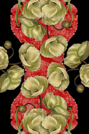 创意华亿平台图案印花华亿平台图片