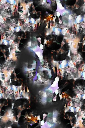 抽象印花华亿平台图片