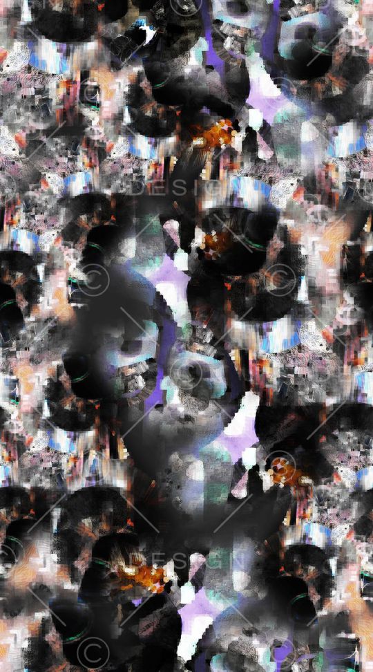 抽象印花华亿平台图片